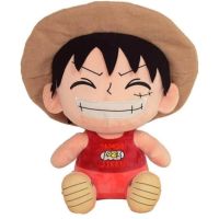 peluche monkey d luffy one piece con camiseta tirantes tamago jiken 26 cms