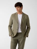 blazer de un solo boton