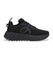 no name para mujer lnvdms0 zapatillas de piel carter fly negro 39 plano cordones casual