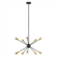lampara colgante jax 10 luces