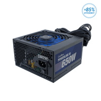 fuente alimentacion 650w coolbox powerline3 pfc-activo 85 4sata 12cm atx