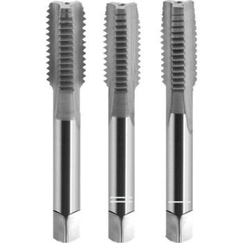 Fanar Juego De Machos De Roscar Manuales Unc 1/2-13 Din-352 Hss Para Roscas Imperiales Profesionales, Plata