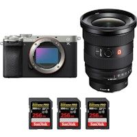 A7C II Silver + FE 16-35mm f/2.8 GM II + 3 SanDisk 256GB Extreme PRO UHS-II SDXC 300 MB/s + PDF MCZ