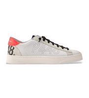 p448 para hombre s25jackc103 zapatillas de piel jack c 103 blanco 43 plano cordones casual