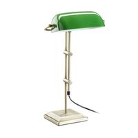 lampara de banquero verde