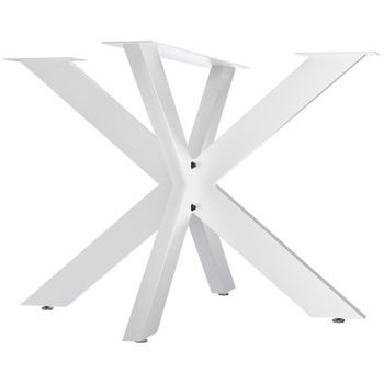 Patas De Mesa Biloxi Metal Blanco 100x100x71 Cm Clp