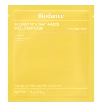 Biodance Radiant Vita Niacinamide Real Deep Mask (4 Pack)