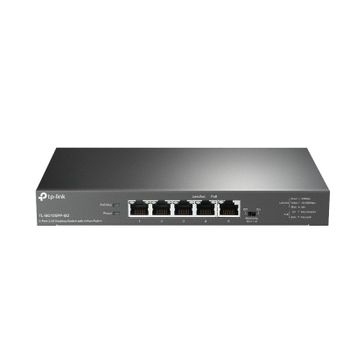 Switch TP-Link 5 Puertos 2.5G PoE++ 123W Sin Ventilador Carcasa Acero Negro
