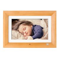 kodak rdpf-1020wbw marco de fotos digital de madera clara 10