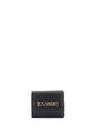 cartera pequena con solapa efecto piel con grano black