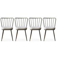 set 4 sillas yildiz-985 v4 vison