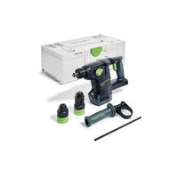 taladro cincelador a bateria khc 18 eb-basic - 18 v - caja sin bateria ni cargador - festool - 577447