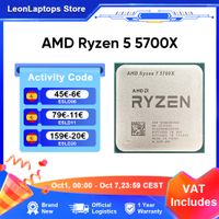 procesador amd ryzen 7 5700x r7 5700x 46 ghz 8 nucleos 16 hilos 65w cpu 7nm l3  32m socket am4 procesador para juegos pero sin enfriador