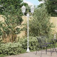 vidaxl luz de jardin 68 x 20 x 235 cm aluminio y cristal