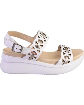 de CALLAGHAN 29926 SANDALIAS DE MUJER PIEL BLANCO