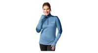 forro polar vaude livigno halfzip ii azul para mujer