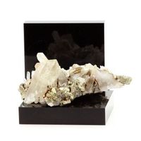 cuartzo pirita baryte siderite-natural pierre de france saint-pierre-de-meage-multicoled y cristales brillantes  2768 ct - certificado de