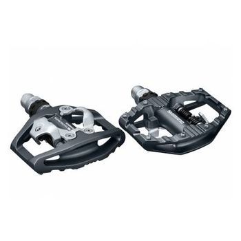 Pedales Shimano Eh500 Mixtos Gris Oscuro