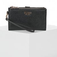 guess cartera amorette slg dbl zip organizer para mujer