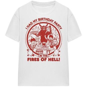 Steven Rhodes Camiseta Birthday In Hell para mujer