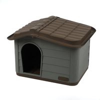 casa para perros gatos animales mascota caseta de plastico para perros pequena o grande resistente facil de montar refugio duradero para interiores y exteriores jardin patio