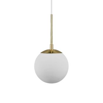 Lámpara de techo elegante y minimalista de latón con esfera ø15cm