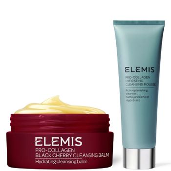 Elemis Pro-Collagen Hydrating Cleansing Mousse and Cleansing Balm Bundle (Various Aromatics) - Black Cherry
