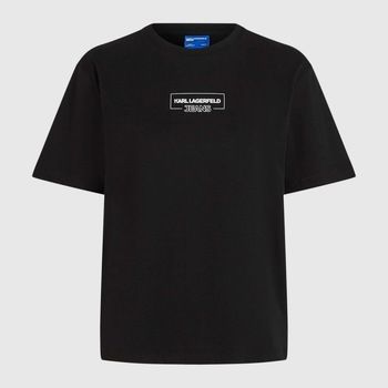 Karl Lagerfeld Camiseta Klj Reg Outline Logo Tee para mujer