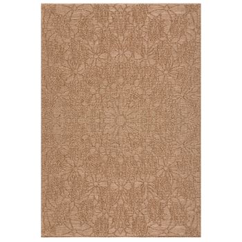 Alfombras de interior y exterior Rimora beige 80x150 cm