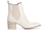 botin de mujer en napa con bandas elasticas milk