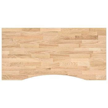 Tablero De Mesa | Tablero Escritorio Rectangular Madera Maciza Roble Sin Tratar