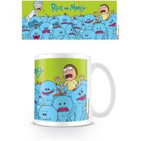 taza mr meeseeks rick y morty ceramica 320 mls