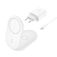 belkin boostcharge auriculares smartphone blanco usb cargador inalambrico carga rapida interior