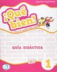 ¡qué bien! 1 guia + 2 audio cds