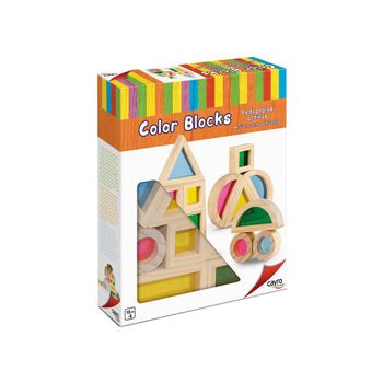 Cayro Color Blocks - Bloques Traslúcidos de Colores - Construcciones