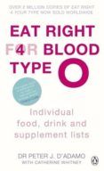 eat right for blood type o individual food drink and supplement list
