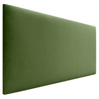 dhome cabecero de terciopelo liso 95x60 camas 8090 - verde selva