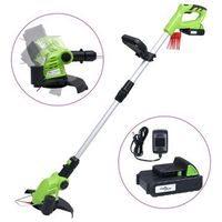desbrozadora inalambrica con bateria de ion-litio 20v 1500mah vidaxl