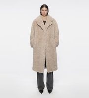 stand studio para mujer 66747-9468 abrigo jazmin beige 36 casual poliester