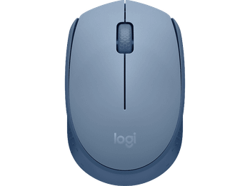 Ratón inalámbrico - Logitech M171, 1000 ppp, Ambidiestro, USB, Windows-Mac, 12 meses de pila, Azul