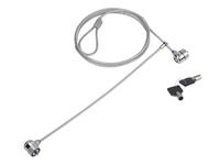 cable de seguridad conceptronic con doble cabezal y llave 15m