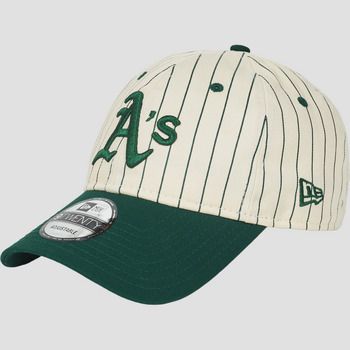 New Era Gorra PINSTRIPE 9TWENTY® OAKLAND ATHLETICS DKG para mujer