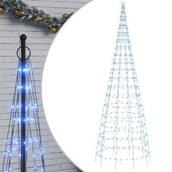 Árbol De Navidad 550 Led Azul 300 Cm Vidaxl