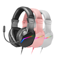 mars gaming mh122 auriculares gaming frgb rainbow sonido ultra-bass spatial sound microfono profesional con cancelacion de ruido auriculares frgb negro rosa o blanco