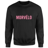 morvelo logo rosa unisex sweatshirt - black - l - black