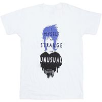 beetlejuice tops y camisetas i myself am strange and unusual para mujer