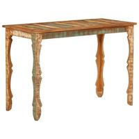 mesa de comedor madera maciza reciclada 110x52x76 cm vidaxl