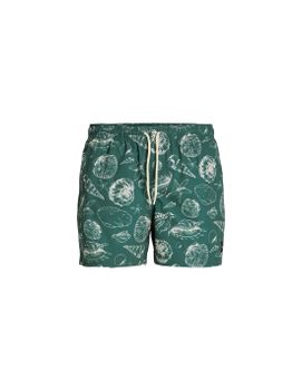 Pantalón Jack and Jones Jpstmaui Jj Mature Aop Hombre Mallard Verde