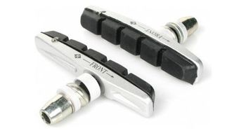Paire de patins de freins a vis v brake 70mm deporte a cartouches