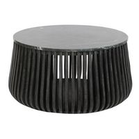 mesita auxiliar mango marmol 90x90x45 4080 negro